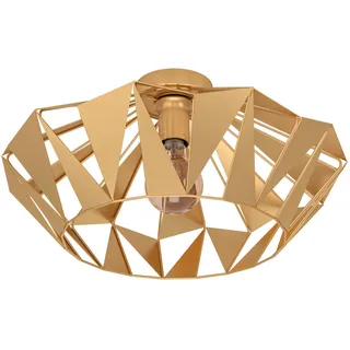 EGLO Deckenleuchte Carlton gold Ø 47 cm E27