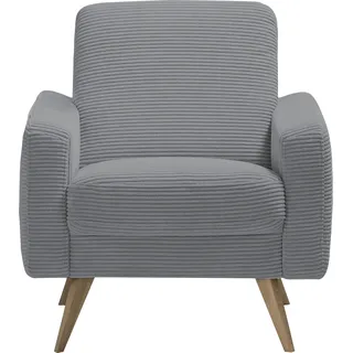 exxpo - sofa fashion »Samso, Loungesessel« elegant und bequem, aktueller Cord Bezug