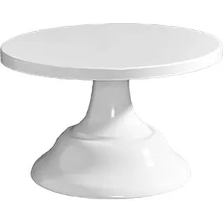Rutschfester runder Metall-Kuchenständer für Hochzeit & Feiern, weiß - Stabiler Tortenständer mit Rutschfester Basis für einfaches Dekorieren & Servieren