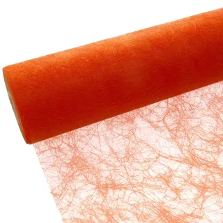 Sizoflor Tischband Tischläufer Tischdeko orange 30 cm Rolle 25 Meter 60 005-R