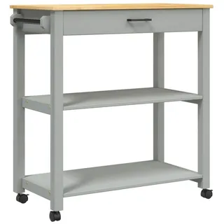 vidaXL Küchenwagen MONZA 84x40x90 cm Massivholz Kiefer