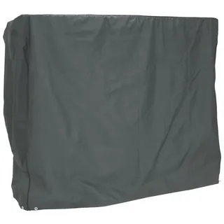 greemotion Schutzhülle für Hollywoodschaukel - Abdeckhaube Gartenschaukel Grau - Schutzhülle aus Polyester - Abdeckung mit Zugband - Wetterschutzhaube für Outdoor-Möbel