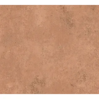 A.S. Création Vliestapete Uni Metallic Braun orange