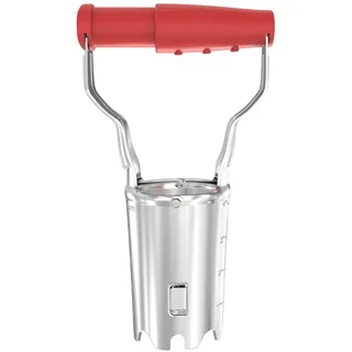 FLORA GUARD Blumenzwiebelpflanzer mit Auslöseautomatik & Tiefenskala, Zwiebelpflanzer aus 1.5mm Qualitätsstahl mit Rostschutz, Ergonomischer Griff, Pflanzhilfe für Blumenzwiebeln, Gartenwerkzeug