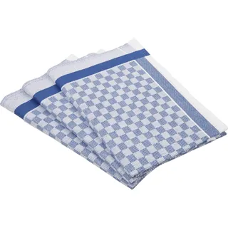Geschirrtuch ROSS "Exclusiv", blau, B:50cm L:70cm, 50% Baumwolle, 50% Leinen, Geschirrtücher, Geschirrtuch, Karofond, 50x70 cm