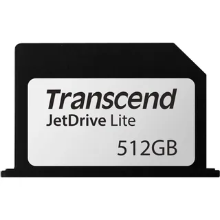 Transcend JetDrive Lite 330, 512 GB, 95 MB/s, 75 MB/s, Staubresistent, Schockresistent, Wasserfest, Schwarz