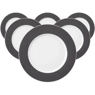 SELTMANN WEIDEN No Limits Moments Speiseteller 28,1 cm grau/weiß 6er Set