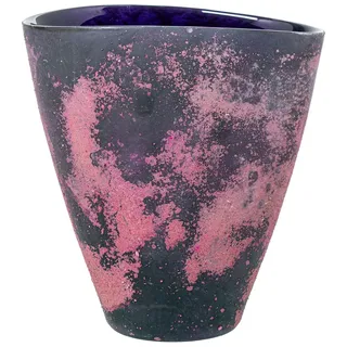 Alexandra House Living Vase, Grau, Rosa, Glas, 28 x 46 x 23 cm