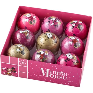 Disney Christbaumkugel-Set , Multicolor , Kunststoff , 9-teilig , Dekoration, Weihnachtsdekoration, Christbaumschmuck, Christbaumkugeln