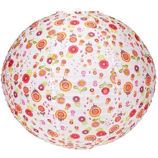 Boxxx Leuchtenschirm , Multicolor, Weiß , Papier , Blume , rund , E27 , RoHS , Lampen & Leuchten, Leuchtenzubehör, Lampenschirme