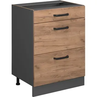 Vicco Schubladenschrank R-Line 60 x 46 x 81,6 cm Gold