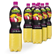 Pfanner Lemon-Lychee Frucht Nektar (6 x 1,5 l) – Mehrfruchtgetränk mit 10% Fruchtgehalt - aus Zitronen und Lychee im Vorratspack