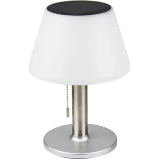 Kynast Solar LED Tischlampe, 2 Stufen,Tischleuchte für Garten Balkon Terasse - Weiß