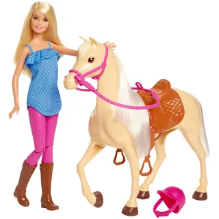 Barbie Pferd und Puppe (FXH13)