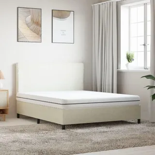 vidaXL Matratze Schaumstoff Mittelweich 160x200 cm - Weiß