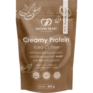 nature heart Creamy Protein Iced Coffee, Pulver 450 g