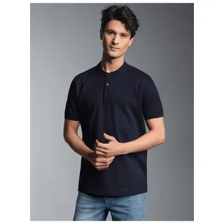 Trigema Poloshirt »TRIGEMA Poloshirt mit Stehkragen« 1 Stk., blau