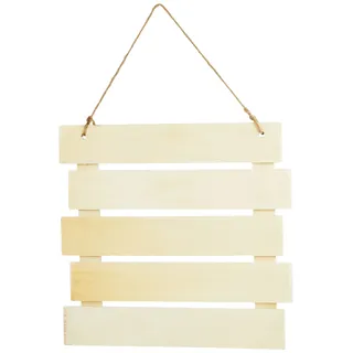 Rayher 62865505 Holz-Lattenrahmen zum Hängen,FSC MixCred, 30,5x31,6x1,5cm, Natur