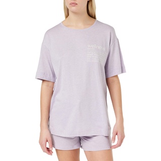 Triumph Damen Sets PSK 10 CO/MD Pajama Set, Violet - Light Combination, 38