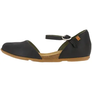El Naturalista Damen geschlossene Sandalen Stella, Frauen Sandalen,offene Schuhe,Strandschuhe,Zehenschutz,Sommerschuhe,Black,38 EU / 5 UK