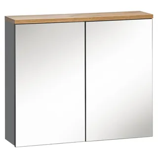 Design Möbel Badezimmer Bad Set Garnitur Schrank Waschbecken Badmöbelsets 5tlg. - Braun, Schwarz