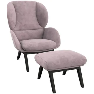 flexlux Ohrensessel Adria Polyester 78 x 100 x 96 cm Lila