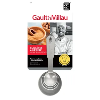 GAULT&MILLAU - Messlöffel aus Edelstahl – Präzision und Haltbarkeit – perfekt zum Dosieren Ihrer Zutaten – 1 Stück