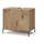 Waschtischunterschrank Eliza Viking Oak 70 x 63 cm mit 2 Türen, Model 49515 - Braun