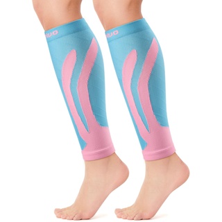 CAMBIVO 2 Paar Wadenbandage, Kompressionsstrümpfe Damen Herren, Stützstrümpfe, Compression Socks, Waden Kompression, Waden Beinlinge für Sport, Fussball, Laufen,Schwellung, Erholung