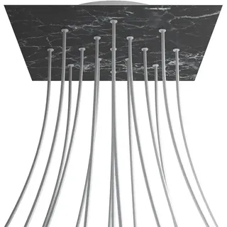 Creative Cables Kroq4015f104 Xxl Rose-one Square Marquina-marmor Rosen-set - Multicolor - 400 mm