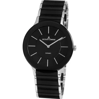 Jacques Lemans 1-1856A Dublin Damenuhr 32mm 5ATM - Silber