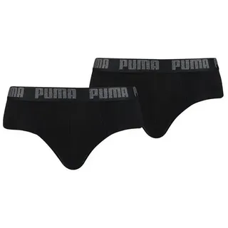 Puma Basic Slips black/black S 2er Pack