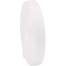 Rollladengurt 14/15 mm in Weiß, 6m Made IN Germany, Gurtband für Rolladen und Jalousie, Mini Rolladengurt strapazier- und reißfest, stabiles Rolladenband