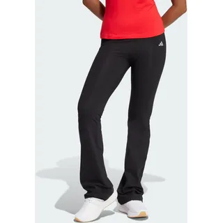 adidas Essentials Small Logo Flared Leggings Black / White S