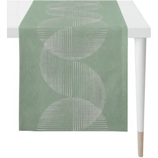 APELT Tischläufer »5702 HERBSTZEIT, Herbstdeko, Herbst« Jacquardgewebe, orange