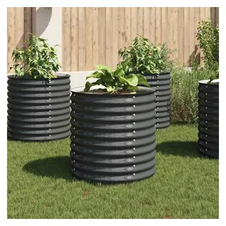 vidaXL Garten-Hochbeet 80 x 80 x 81 cm Grau