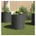 Garten-Hochbeet 80 x 80 x 81 cm Grau