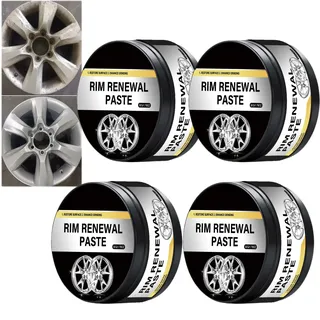 All-in-One-Radpflege- und Wiederherstellungspaste, Radkratzer-Reparatur, Autofelgen-Kratzer-Entferner-Paste, Hochglanz-Nabenkappen-Pflege für Autos, Lastwagen, SUVs, Motorräder (4Pcs)