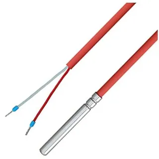 iOVEO 036HS05203 - NTC 10KOHM Temperaturfühler / Kabelfühler / Solarfühler / Temperatursensor mit Silikon-Leitung bis 200°C, NTC Beta 3977K , 3 Meter
