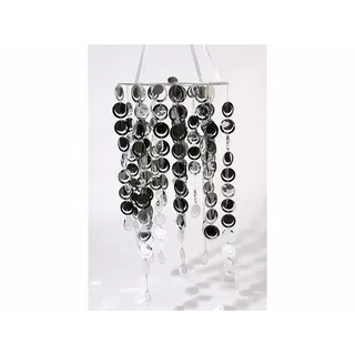 PARALUME 30X60CM Silber Glänzend Hängend Dekor Haus Weihnachten