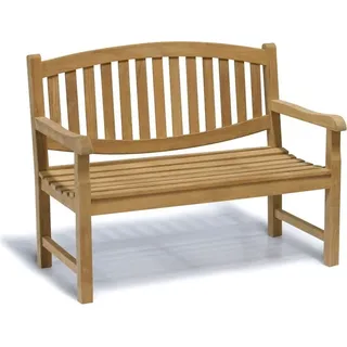 Gartenbank Bergamo Teak Massivholz 120 cm