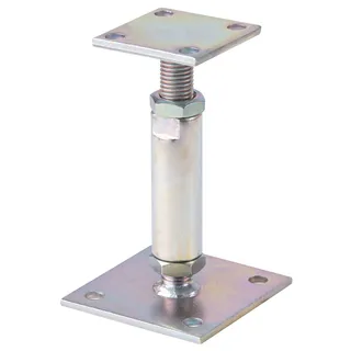 GAH Alberts Pfostenträger 10 x 150-190 mm Silber/Stahl
