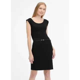 Ragwear Minikleid "TAGG" Eingrifftaschen aus Viskose und Elasthan, in Jersey-Qualität mit Stretch, Kurzarm, schwarz
