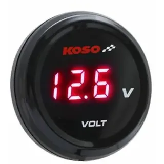 KOSO Coin Voltmeter blaue Anzeige