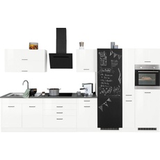 Bild von MÖBEL Küchenzeile »Trier«, ohne E-Geräte, Breite 380 cm, weiß