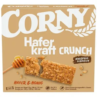 CORNY Crunch Müsliriegel 6 Riegel, 6 St.