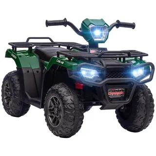 Homcom Elektroquad Kinderfahrzeug schwarz-grün (HOMCOM)