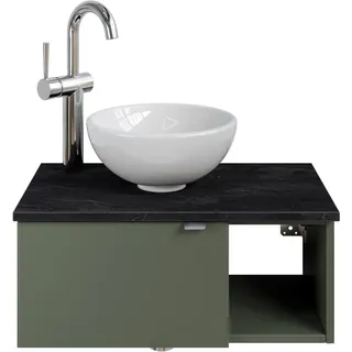 Saphir Waschtisch 61 x 39,8 x 35 cm Schilfgrün Matt