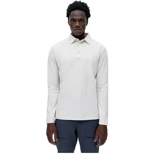 Born Living Yoga Maroni Langarm-polo - White Chalk - XL