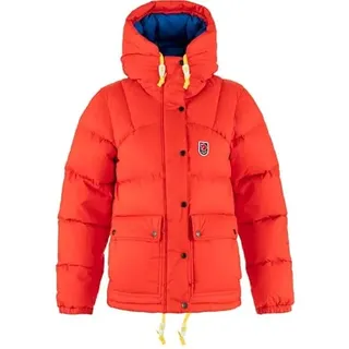 Fjällräven Damen Expedition Down Lite Jacke, Flame Orange/Un Blue, XL